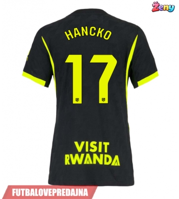 Lacne Ženy Futbalové dres Atletico Madrid David Hancko #17 2026-27 Krátky Rukáv - Preč